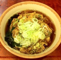 「かき揚げそば（￥350）」@丹波屋の写真