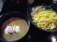 「特製つけめん33塩（極太麺、中盛り、ネギ抜き）、1000円」@麺屋33の写真