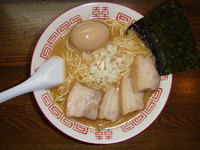 「中華ソバ(あじ玉、肉トッピング)」@中華ソバ 伊吹の写真