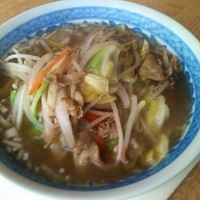 「醤油肉野菜ラーメン」@台湾ラーメン中華料理 国臣の写真