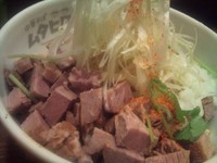 「ニボシアブラソバ300g＋温玉＋ネギ増し＋肉増し」@中華そば ムタヒロの写真