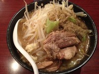 「にぼ二郎・ニンニク少し（750円）」@凌駕IDEAの写真