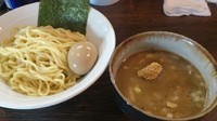 「つけ麺並750円煮たまご100円」@伝家 志木店の写真