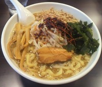 「海老だしの味噌らーめん(辛)大盛」@海老だしの哲の写真