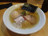 「限定麺１（塩煮干しそば）￥７５０＋味玉￥１００」@Japanese Soba Noodles 蔦の写真