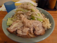 「えぼし麺大盛り（ニンニク少し・脂）¥650+¥100」@えぼし麺 菜良の写真