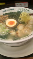 「塩麹ラーメン餃子セット730円」@日高屋 綾瀬西口店の写真