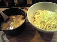 「カレーつけ麺　〆付き」@つけ麺や ろぉじの写真