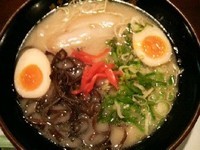 「博多らーめん＋替玉1＋味玉　「500円＋120円＋無料」」@博多らーめん 清水屋 姫宮店の写真