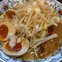 「でん次郎（味玉トッピング）」@麺座でん カツシカン!の写真