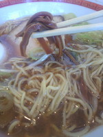 「昔中華そば（大盛）＋生糸麺」@春木屋 めんめんの写真