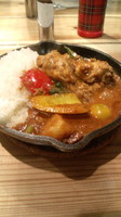 「一日分の野菜カレー990円+完全食セット150円」@野菜を食べるカレー camp express エキュート品川サウス店の写真