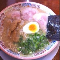 「大砲 昔ラーメン570円 こってり系」@大砲ラーメン 別府海岸通り店の写真