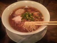 「醤油拉麺＋味玉、チャーシューご飯」@創作麺工房 鳴龍の写真