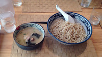 「魚介つけ麺 大盛り」@自家製麺 のぼるの写真