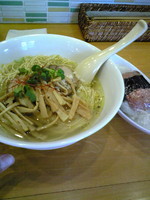 「塩SOBA スパムむすびセット」@麺屋 Hulu-luの写真