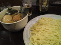 「得製つけ麺＋ビール」@風雲児の写真