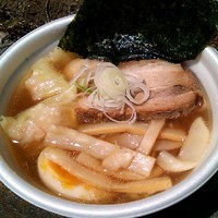 「和風海老ワンタンメン　（龍音）」@ラーメンフェスタin小布施の写真