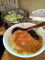 「焦しニンニクらーめん」@一指禅 川越新宿店の写真