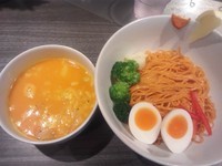 「【限定】ムール貝のベジつけソバ￥1000＋リゾット￥150」@ソラノイロ ARTISAN NOODLESの写真