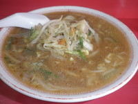 「Ａセット・味噌ラーメン＋餃子３個＋ライス（７８０円）」@中華キラクの写真