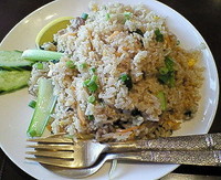 「カオパット（大盛＋１００円）＝９５０円」@バンハオの写真