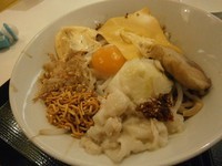 「まぜそば・並（全増）」@ジャンクガレッジ イオンレイクタウンmori店の写真