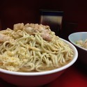 大ラーメン　麺チョイ増し　ニンニク多めアブラカラメ
