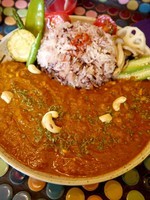 「鳥ひき肉カレー」@ロック喫茶 レインボーカフェの写真