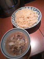 「肉つけ麺（大盛）６８０円」@つけめん でんまる 飯田橋店の写真