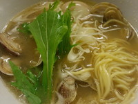 「アサリらーめん＋味玉（９５０円）」@中華蕎麦 りんすず食堂の写真