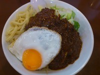 「【限定】冷やし川越ジャージャー麺 ￥800」@UNDER GROUND RAMENの写真