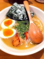 「塩玉らーめん」@鶏ポタラーメン THANK 大門店の写真