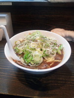 「焼豚ソバ（ネギ大増）」@焼豚ソバ 黒ナベの写真