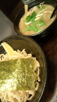 「濃厚魚介つけ麺750円」@麺Dining 38の写真