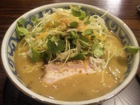 「グリーンカレーラーメン ￥830」@らー麺屋 バリバリジョニーの写真