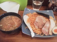 「特製辛海老つけ麺 大盛り(300ｇ)」@らーめん がんちゃの写真