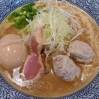 「Rising 二ボやん　AYU（燻製玉子トッピング）」@麺屋 一燈の写真