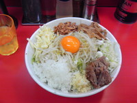 「汁なし(ニンニク、タマネギ)」@豚ラーメン 蕨店の写真