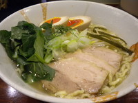 「塩しろ八麺 900円（+ワサビ）」@旬麺しろ八の写真