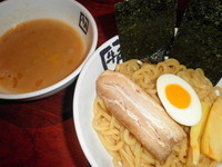 「鶏塩ゆずつけ麺　７５０円（税別）」@牛角 高宮店の写真