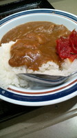 「ミニカレーセット480円」@名代富士そば 駒込店の写真