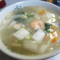 「エビソバ（７５０円）」@大井屋の写真