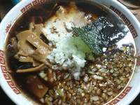 「ラーメン+中盛(500+100円)」@えっちゃんラーメンの写真