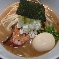 「鶏魚介煮干し（味玉トッピング）」@喜元門 つくば東光台店の写真