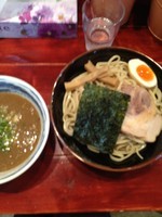 「鶏魚介煮干つけそば300g(800円)」@喜元門 つくば東光台店の写真