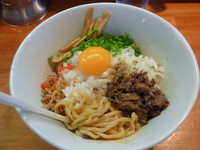 「海老まぜそば（730円）＋大盛（100円）」@麺や 虎ノ道の写真