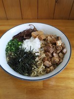 「【限定】ニボまぜ(大盛/375g)800円」@麺屋 むじゃきの写真