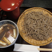 「鴨焼きせいろ(1000円)+そばぜんざい(200円)」@手打そば あゆ川の写真