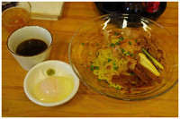 「にぼざるつけ麺」@長尾中華そば 青森駅前店の写真